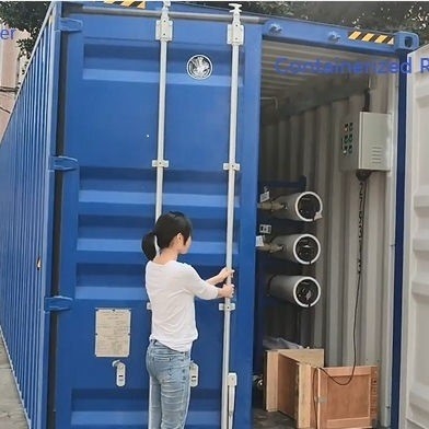 Unit RO Unit desalinasi air laut surya Unit desalinasi air dalam wadah untuk dijual