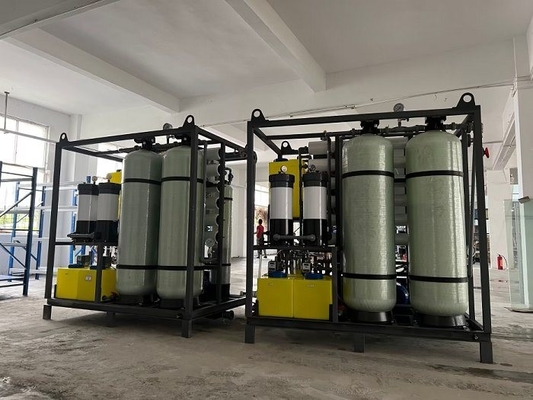Air garam Air laut Air laut Sistem reverse osmosis Pengolahan air laut dalam wadah Unit dan Sistem Pengolahan air laut