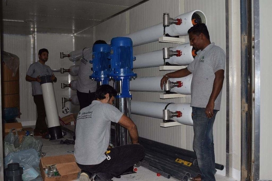 Kontainer Mobil Filter Air Pengolahan Air Sistem Filtrasi untuk Irigasi Pertanian
