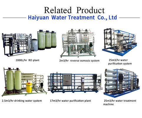 Planta de tratamiento de agua minum Costo de la planta de purificacion de agua minum de China