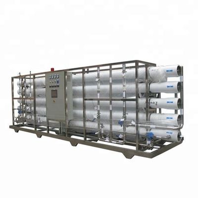 1.65kw Instalasi Pengolahan Air Kontainer, SS304 3000 lph rO plant