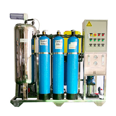 Pengolahan Air Nanofiltrasi FRP 10m3 / Jam Dengan Pompa Grundfos