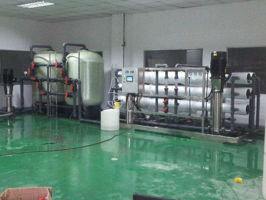 Pengolahan Air Nanofiltrasi FRP 10m3 / Jam Dengan Pompa Grundfos