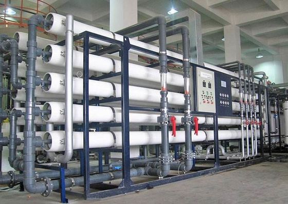 Pengolahan Air Nanofiltrasi FRP 10m3 / Jam Dengan Pompa Grundfos