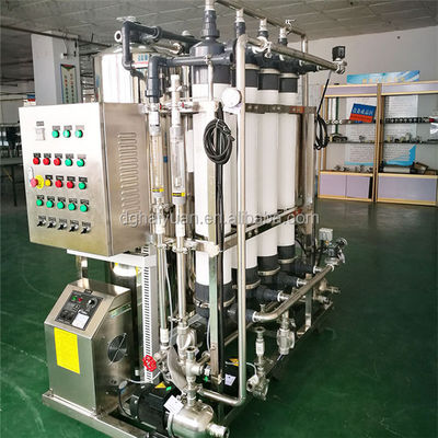 5000 lph Ultrafiltrasi Pengolahan Air rO tanaman 50Hz Dengan Filter Multimedium