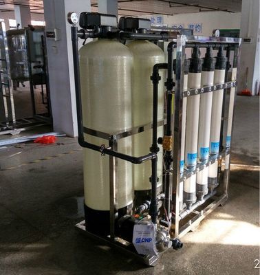 99,99% Pengolahan Air Sistem Ultrafiltrasi, FRP Filter 2000 lph rO plant