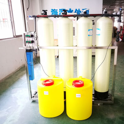 pertukaran ion Demin Water Plant Fiberglass Material Feeding Borehole Water