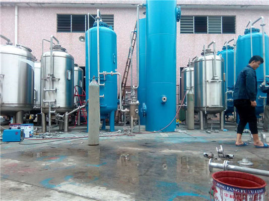 pertukaran ion Demin Water Plant Fiberglass Material Feeding Borehole Water