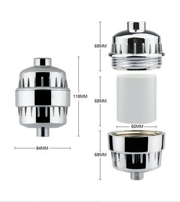 1/2 "Benang 15 Tahap Klorin Vitamin Shower Filter