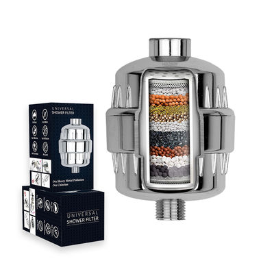 1/2 "Benang 15 Tahap Klorin Vitamin Shower Filter