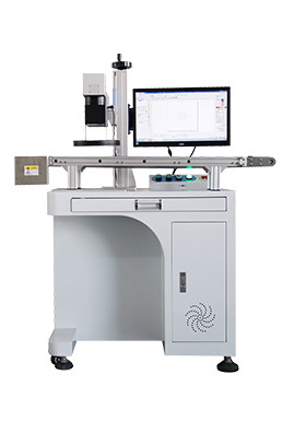 30W RAYCUS IPG MOPA Mesin Ukiran Laser Warna Untuk Logam