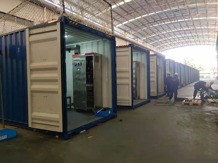 Pembangkit RO Mobile Solar Air Laut Swro Pembangkit Desalinasi Container Desalination Containerized Reverse Osmosis Pembangkit Desalinasi Air Laut