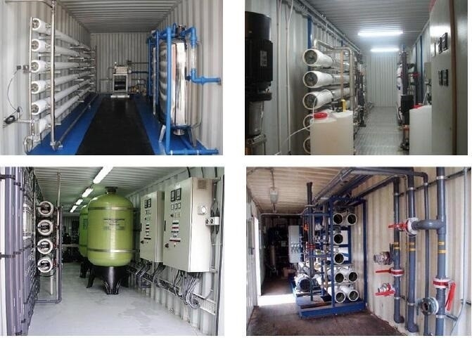 Sistem desalinasi air laut bertenaga surya yang terkontainer dengan sistem RO reverse osmosis
