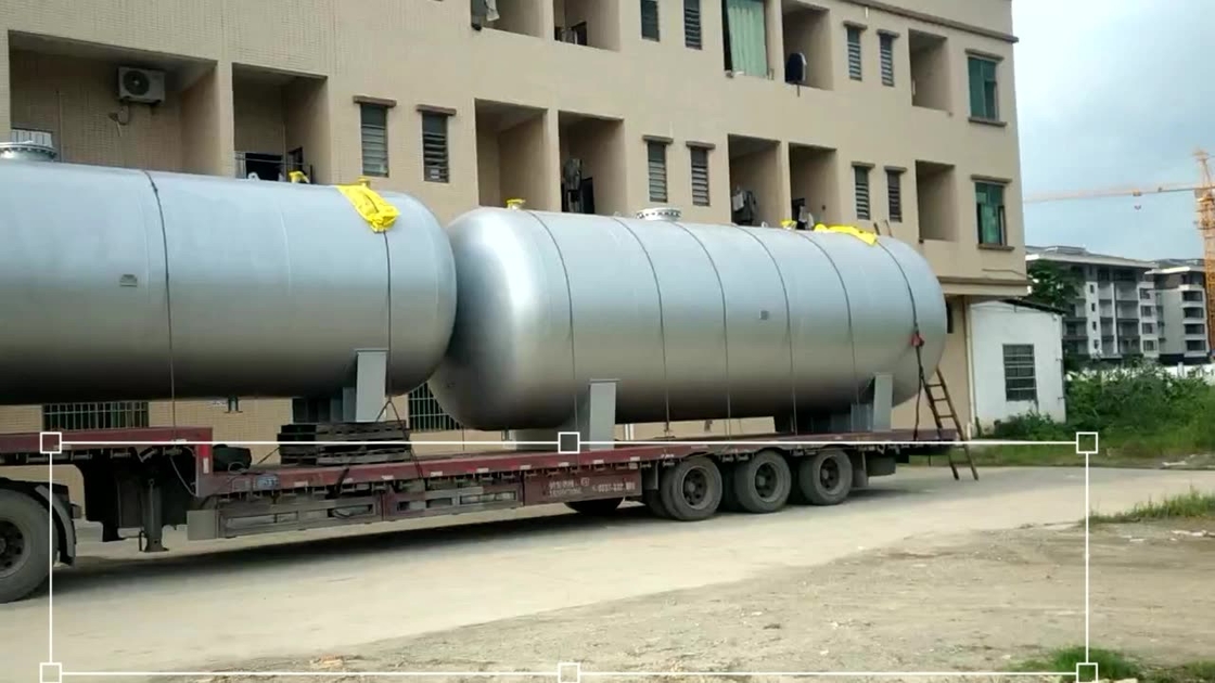 2500L / H Carbon Steel Stainless Steel Filter Pasir Kuarsa Karbon Aktif